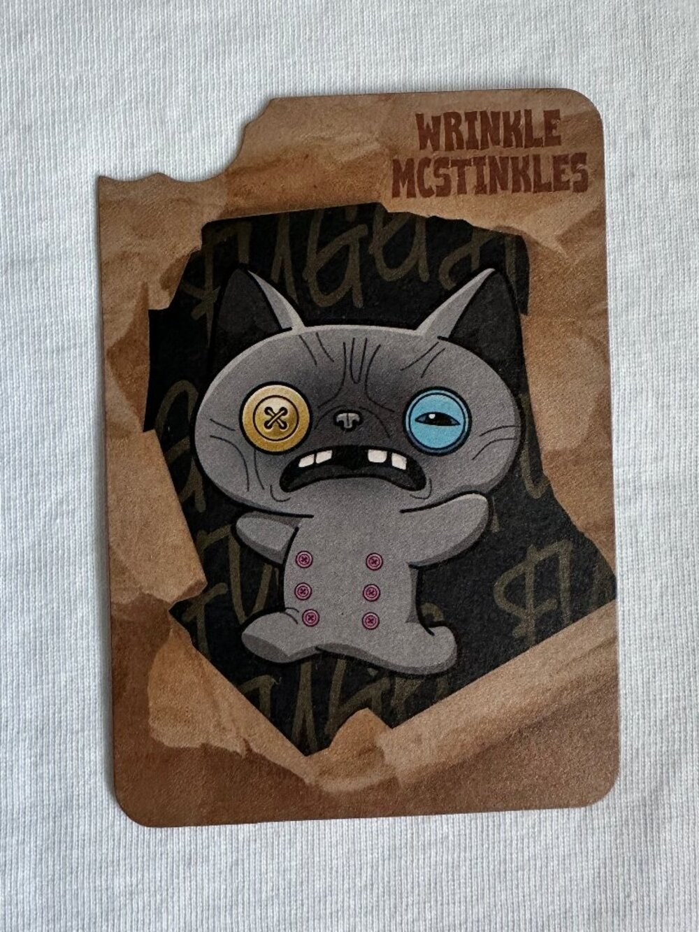 Secret Fuggler Wrinkles McStinkles Plush — Rare 1/24 Chance Alley Cat Blind Box - Picture 4 of 4